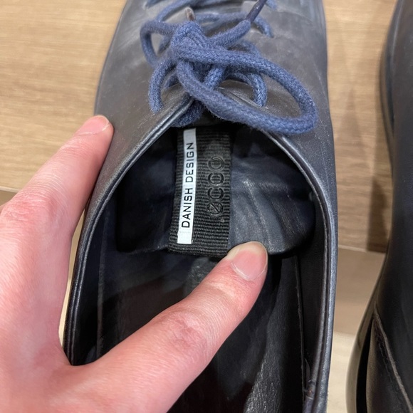 Ecco leather sneakers - Picture 5 of 8